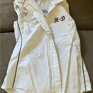 Women’s Harley-Davidson White Shirt with Black Accents